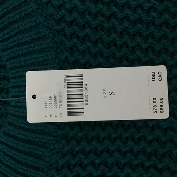 NWT Anthrpologie Quinn Green Sweater Vest Knit Top Sleeveless 100% C… - Picture 13 of 14